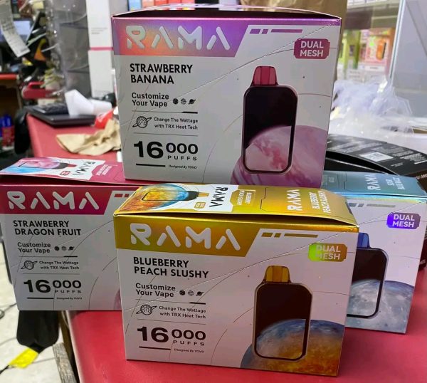 Rama vape for sale! Introducing the Rama Vape 16000, the pinnacle of vaping technology and design. This innovative device offers an unparalleled vaping....