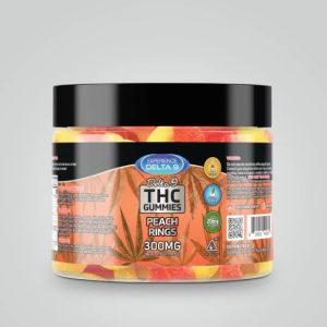 Buy Delta 9 THC Gummies Peach Rings 300MG Online! Savor the vibrant, fruity flavor of our Delta 9 THC Gummies Peach Rings, perfectly dosed at 300mg per....