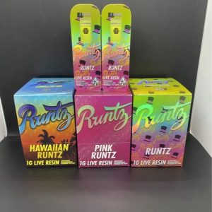 Buy Runtz Live Resin Disposable Online! This Disposable vape offers a premium vaping experience with high-potency, strain-specific live resin extracted