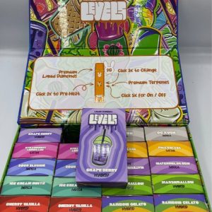 Levels Disposable Express Delivery! This is a high-quality, pre-filled, and easy-to-use vape pen designed for those seeking convenience without sacrificing