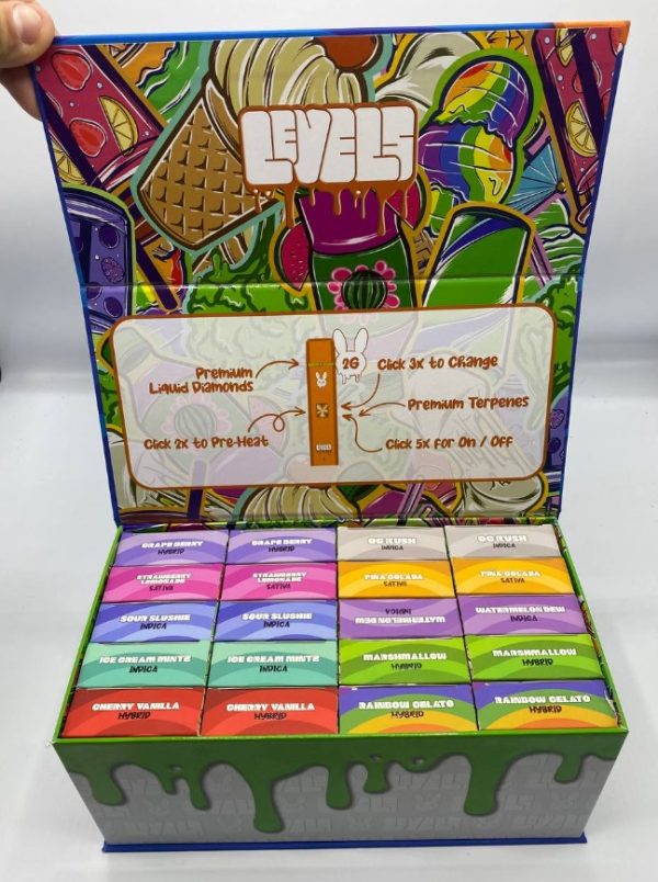Levels Disposable Express Delivery! This is a high-quality, pre-filled, and easy-to-use vape pen designed for those seeking convenience without sacrificing