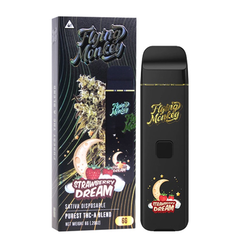 Flying Monkey Vape Black Edition Purest THCA Disposable is a premium vaping device designed for those who seek the purest experience with THCA.